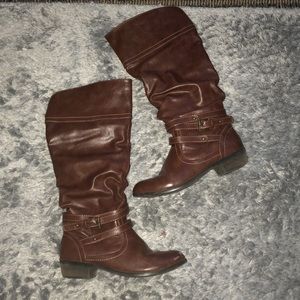 Brown Leather Boots
